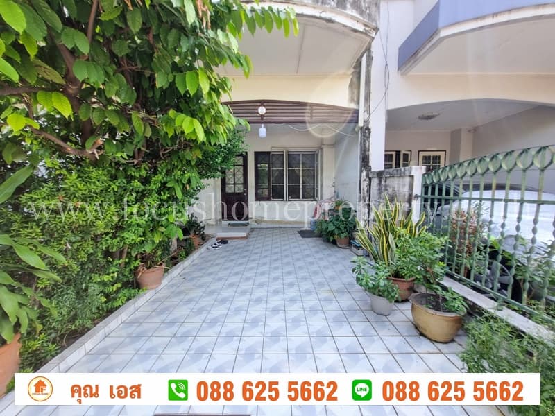 ขาย ทาวน์เฮ้าส์ หมู่บ้านปาริชาต 345 บางคูวัด
